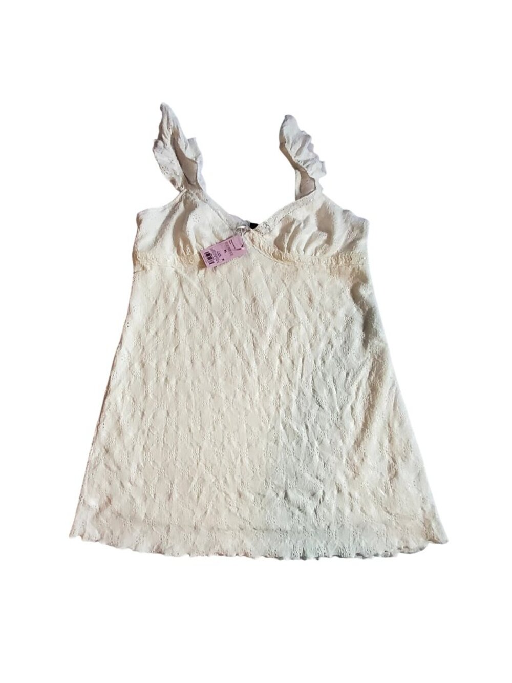 Wild Fable Womens Cream Lace Sleeveless Dress XL  Soft inner lining for comfort